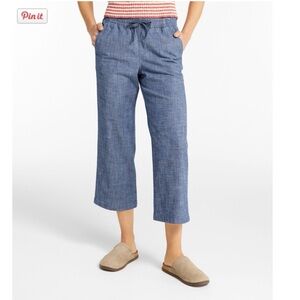 L.L. Bean Drawstring Cropped Pants